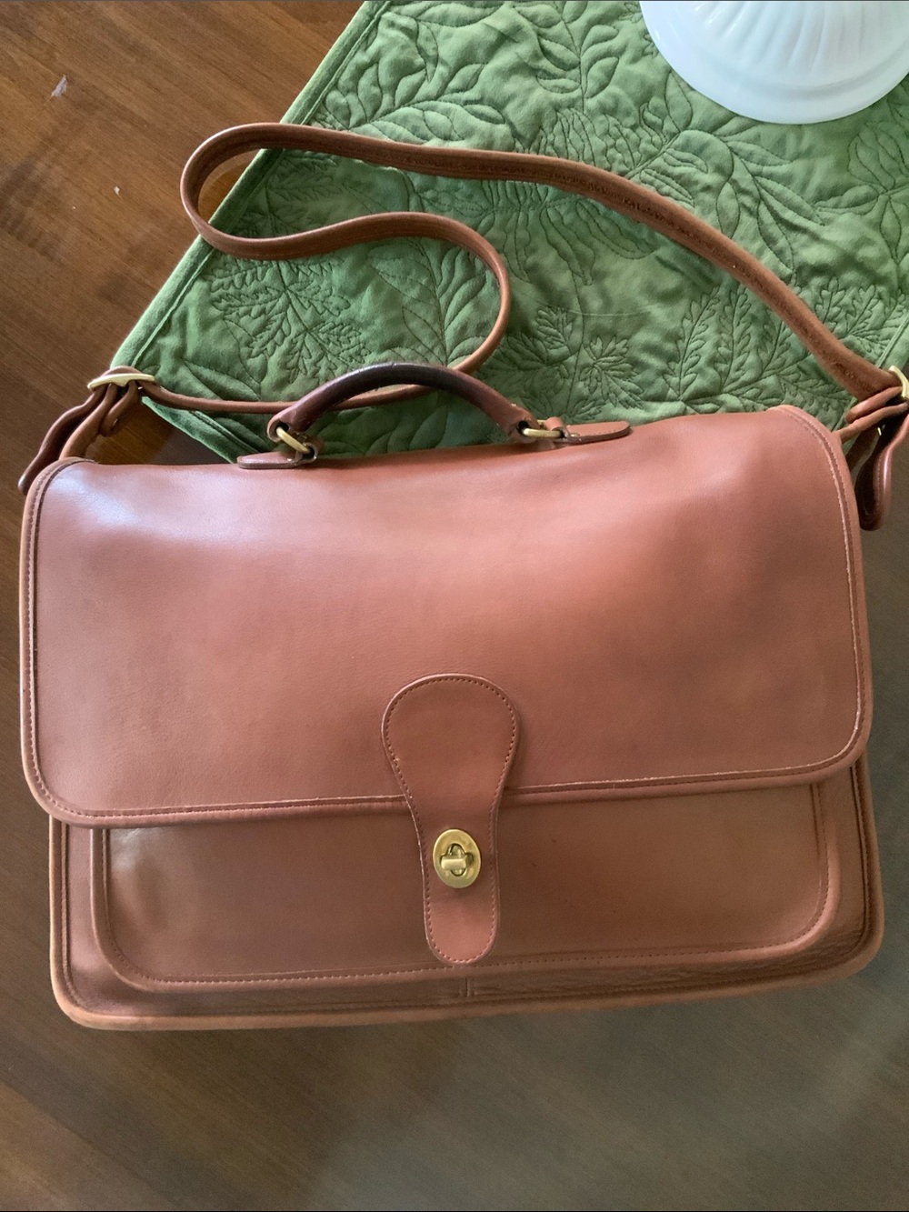 RARE Vintage Coach Vintage Metropolitan Brief featured in Devil wears Prada